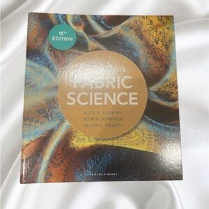 JJ Pizzuto’s Fabric Science 12th Edition Textbook